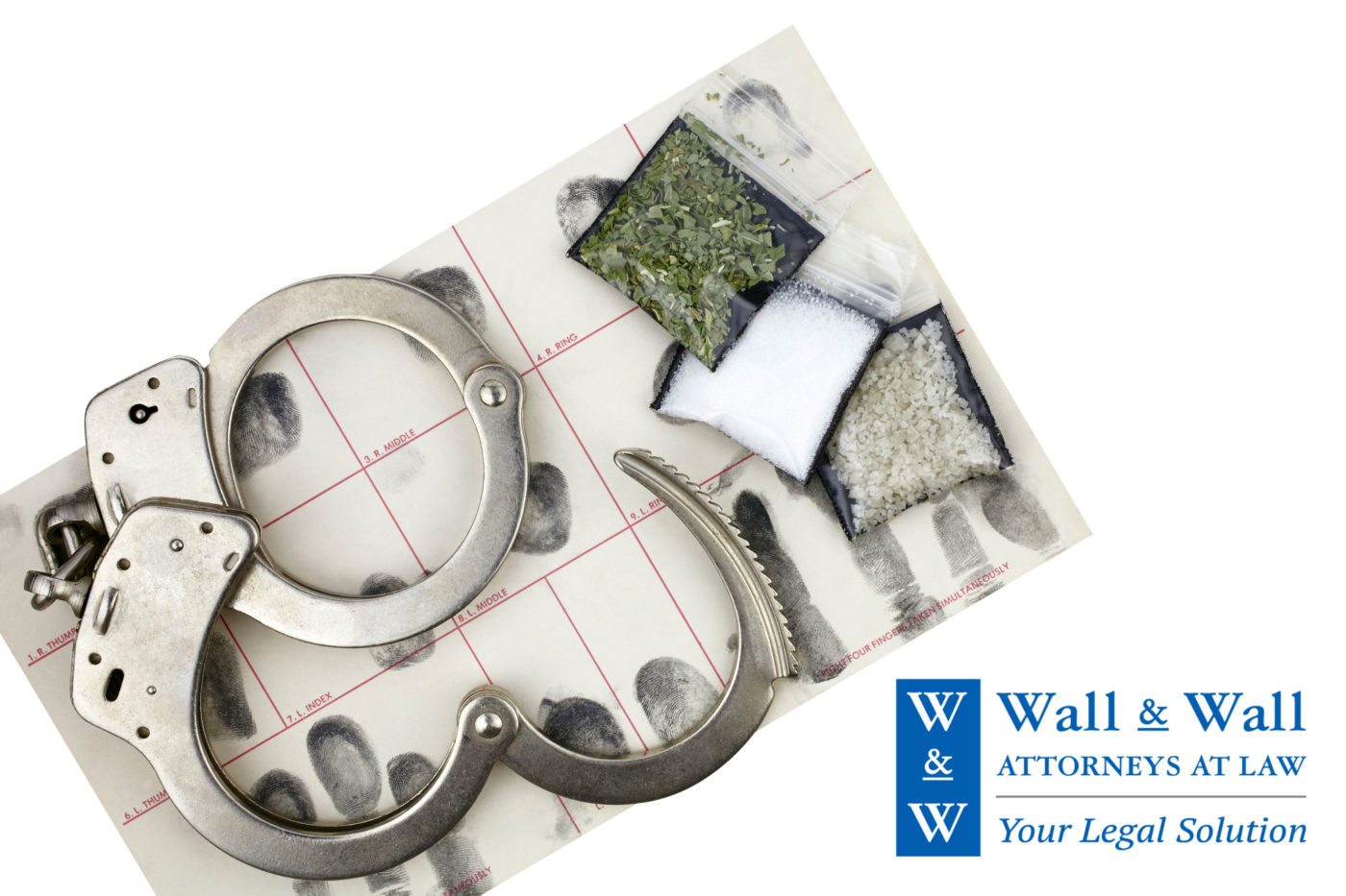 Drug possession attorney graphic - Wall and Wall Attorneys at Law
