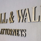 Wall and Wall Attorneys Sign
