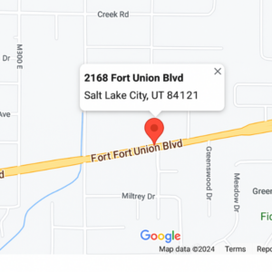 Map showing Wall & Wall Attorneys office in Salt Lake City, Utah