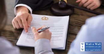 Signing Divorce Papers - Wall & Wall Attorneys At Law PC